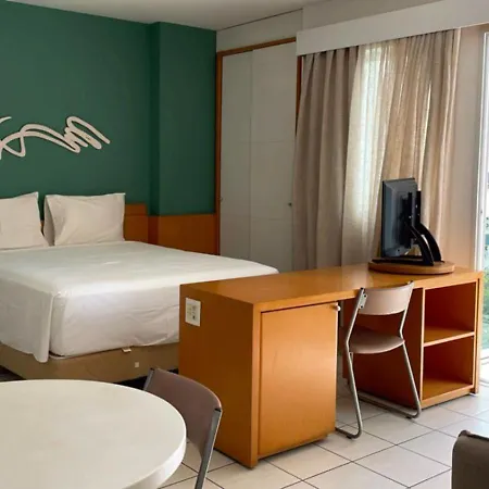 Praia Do Canto Apart Hotel - Apto 405 - Varanda Lateral Com Vista Mar Vitoria Exterior photo
